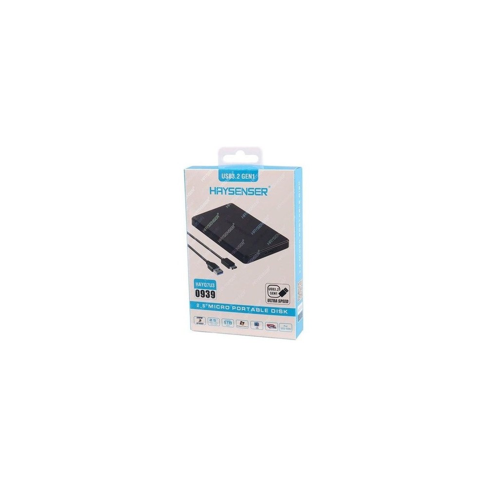 Boitier Disque Dur Externe SSD HDD 2.5 Pouces USB 3.2
