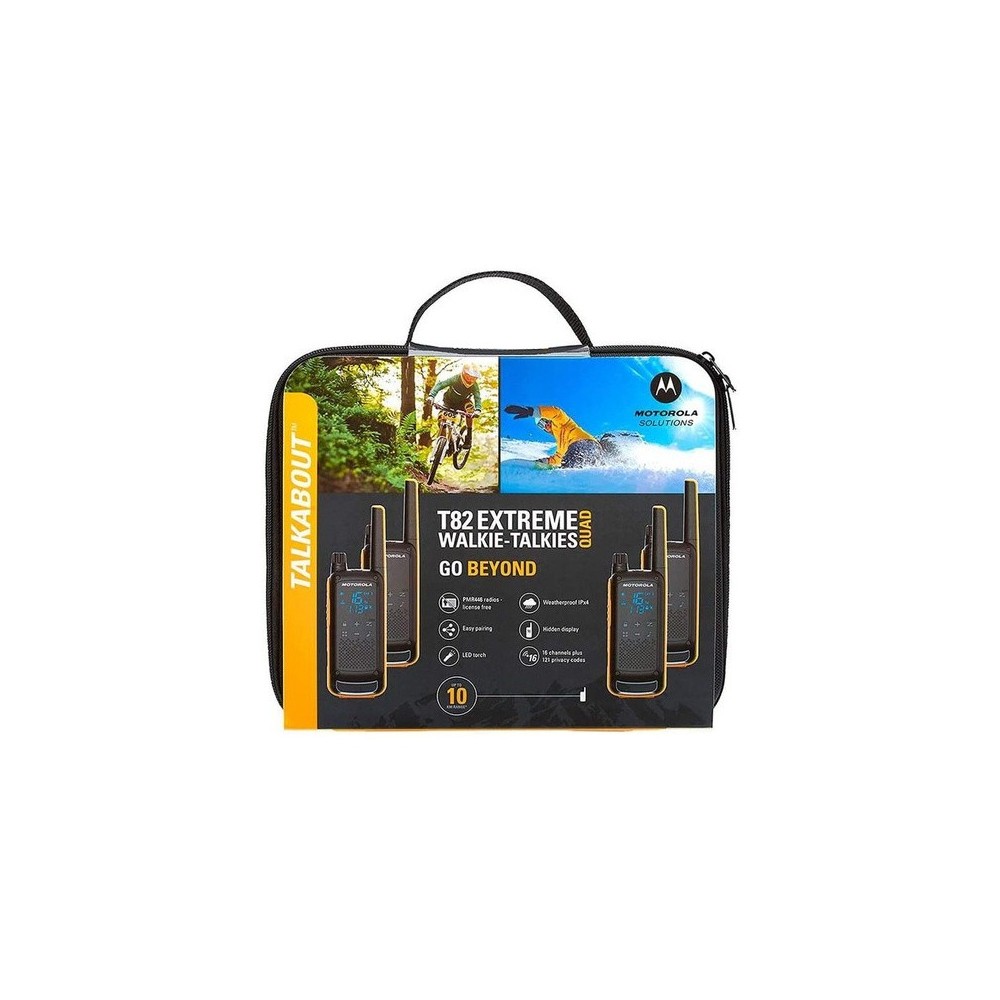 Talkie Walkie Motorola T82 Extreme Pack 4 Unites 10km
