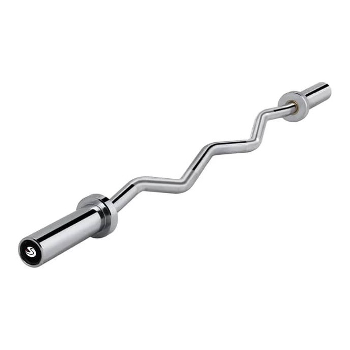 Barre curl en Z chromée - Lumeni