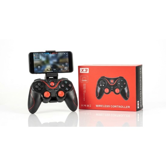 Manette Sans Fil Bluetooth X3 avec Support Téléphone - Lumeni.ci