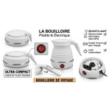 Bouilloire électrique pliable en silicone