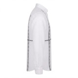 Chemise homme en lin à motifs ethniques XXL | Lumeni.ci