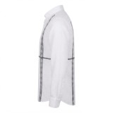 Chemise homme en lin à motifs ethniques XXL | Lumeni.ci