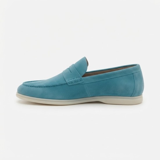 Chaussures Mocassins Homme en Daim Élégantes et Confortables.
