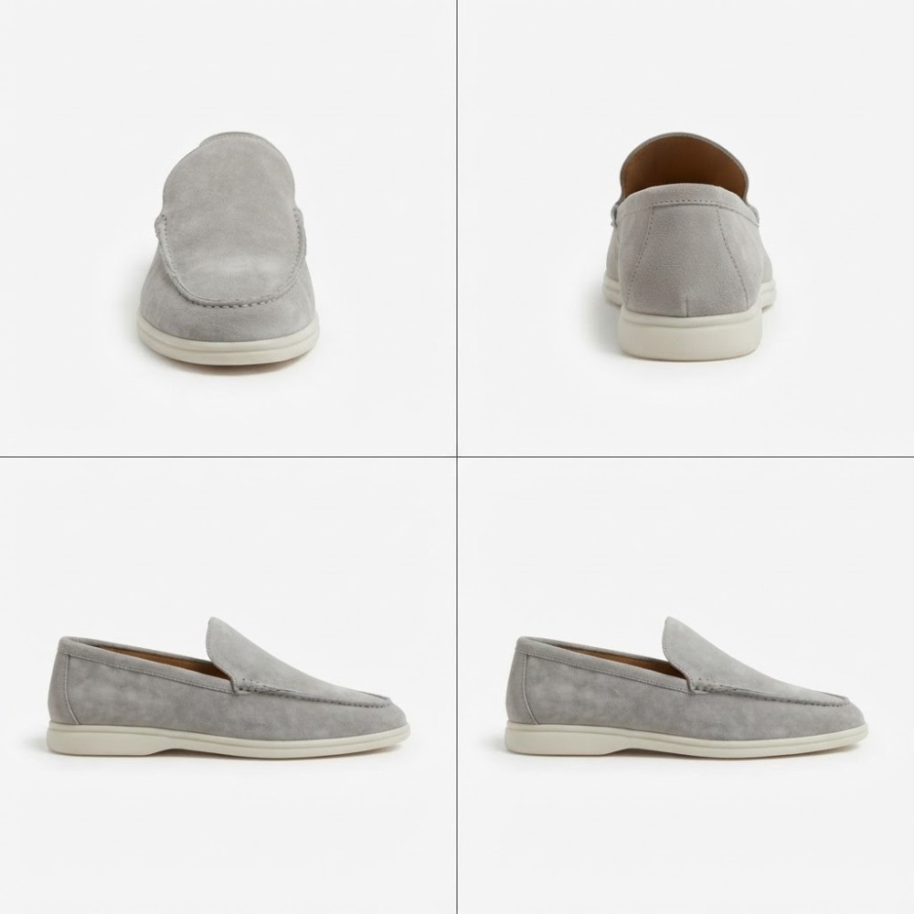 Chaussures Mocassins Homme en Daim Élégantes et Confortables.