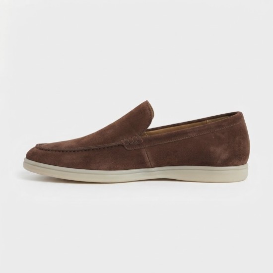 Chaussures Mocassins Homme en Daim Élégantes et Confortables.