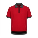 Polo Manches Courtes Zippé Élégant - Tailles M à XXL | Lumeni.ci