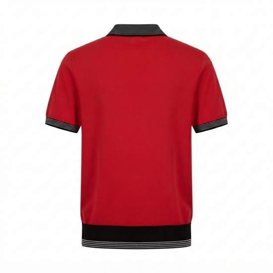 Polo Manches Courtes Zippé Élégant - Tailles M à XXL | Lumeni.ci