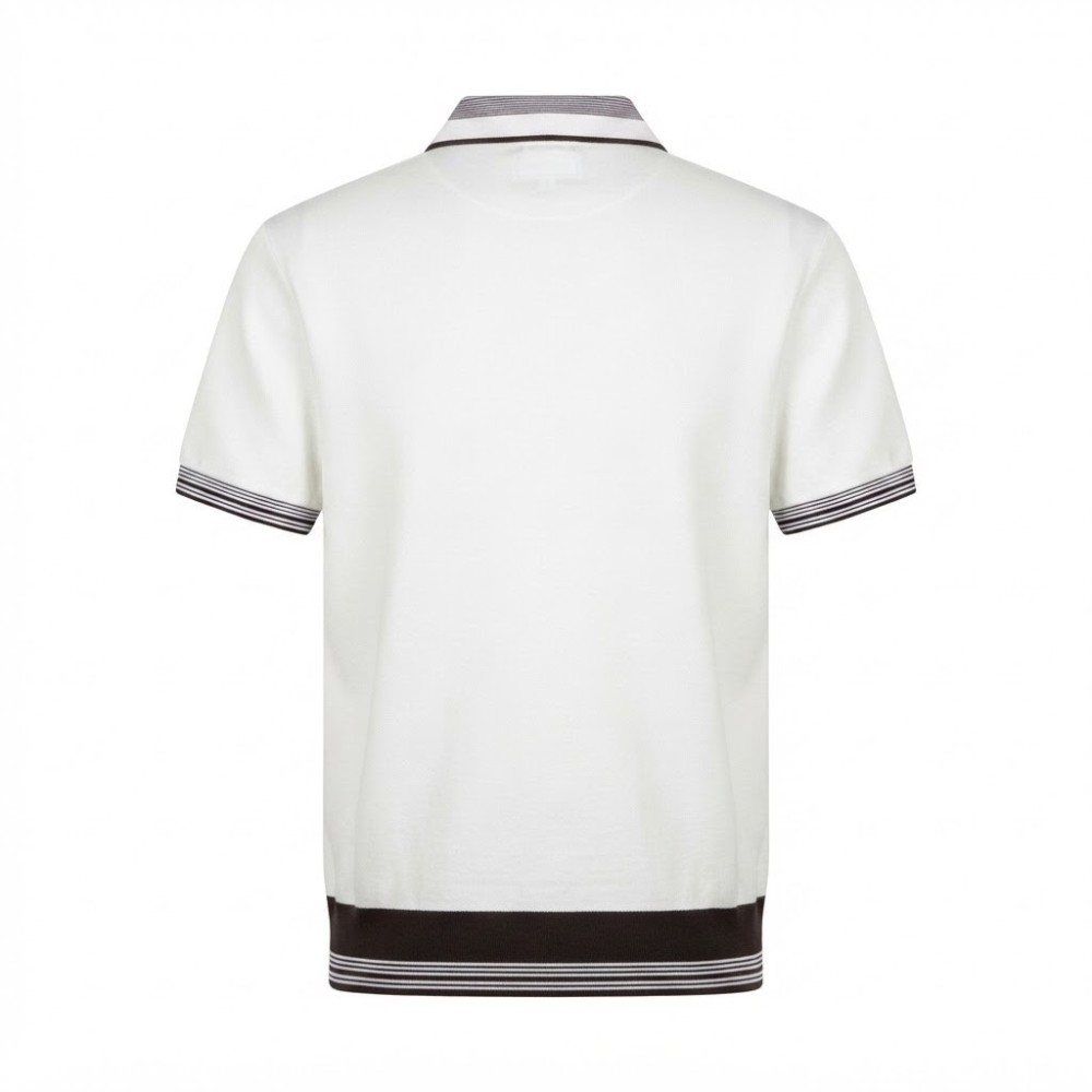 Polo Manches Courtes Zippé Élégant - Tailles M à XXL | Lumeni.ci