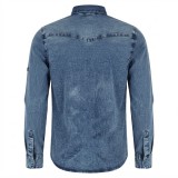 Chemise en Jean Homme Manches ‎ Longues | Lumeni.ci