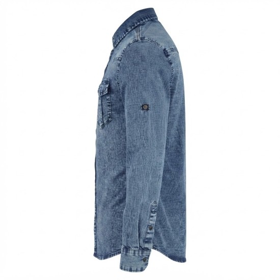 Chemise en Jean Homme Manches ‎ Longues | Lumeni.ci