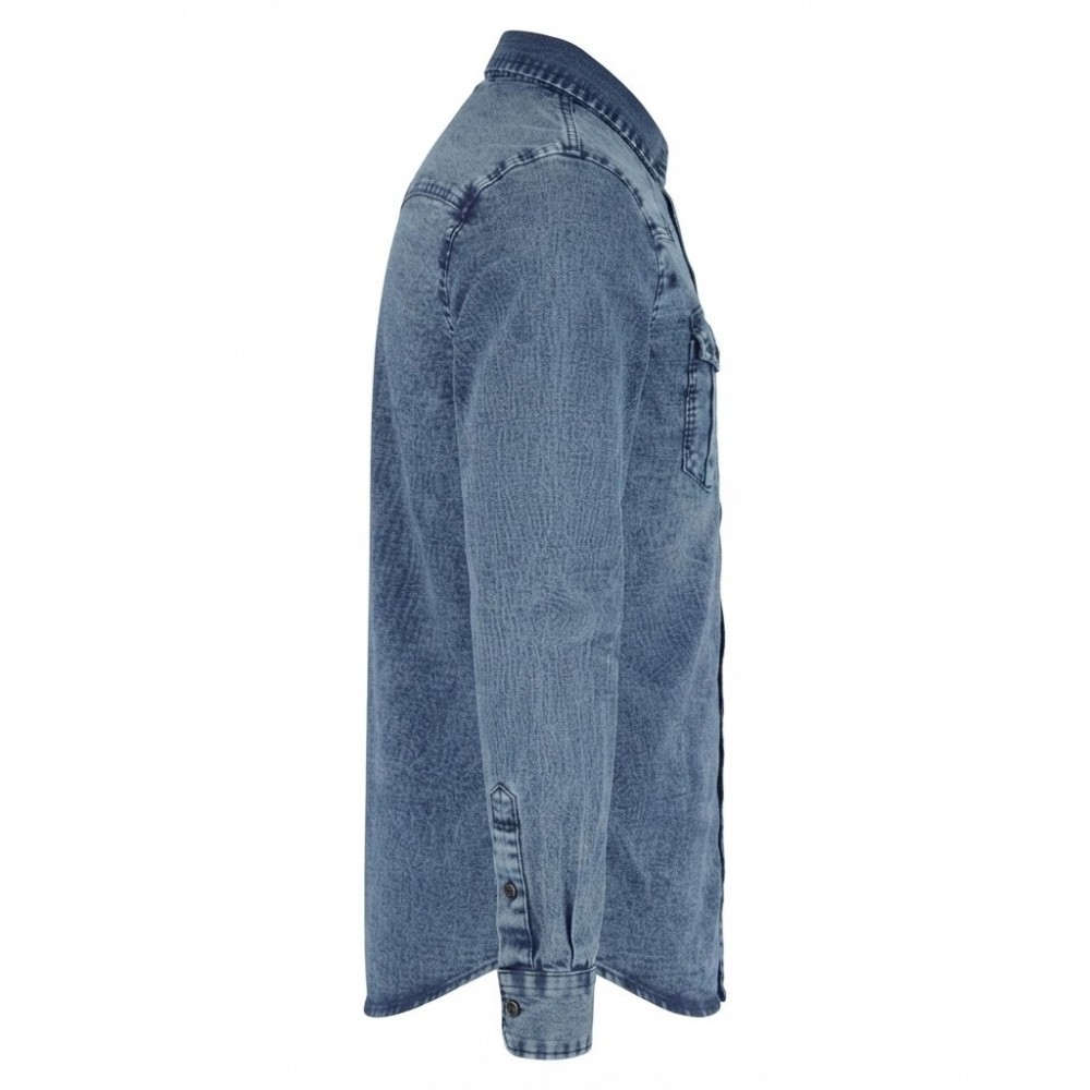 Chemise en Jean Homme Manches ‎ Longues | Lumeni.ci