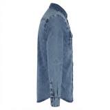 Chemise en Jean Homme Manches ‎ Longues | Lumeni.ci