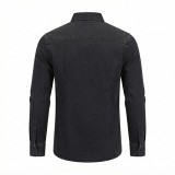 Chemise en Jean Homme Manches ‎ Longues | Lumeni.ci