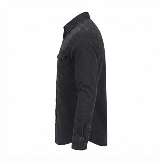Chemise en Jean Homme Manches ‎ Longues | Lumeni.ci