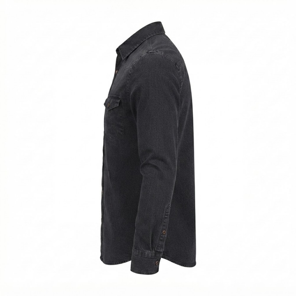 Chemise en Jean Homme Manches ‎ Longues | Lumeni.ci