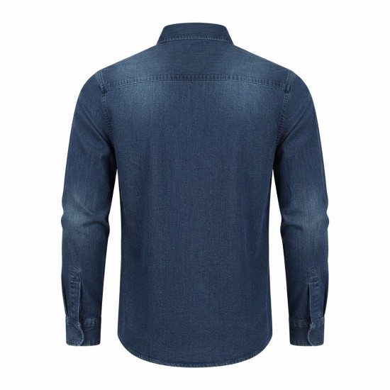 Chemise en Jean Homme Manches ‎ Longues | Lumeni.ci