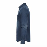 Chemise en Jean Homme Manches ‎ Longues | Lumeni.ci