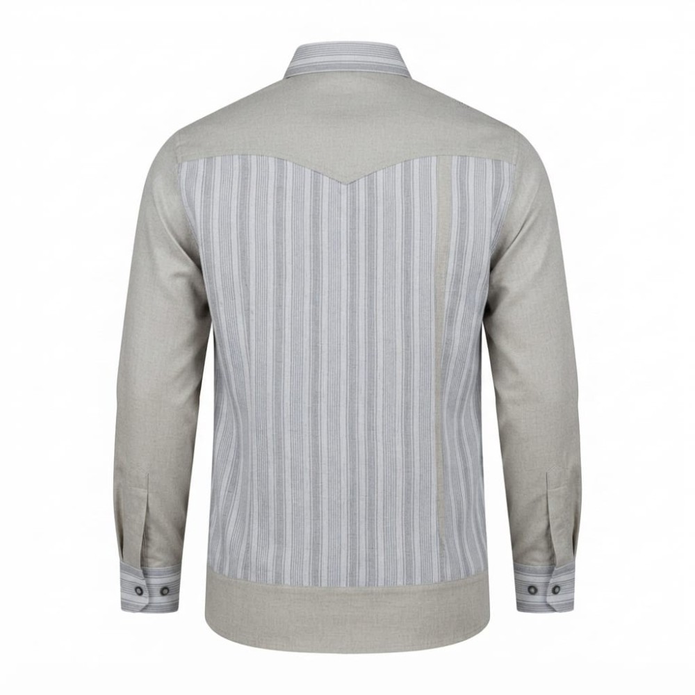 Chemise en lin à motifs ethniques pour homme | Lumeni.ci