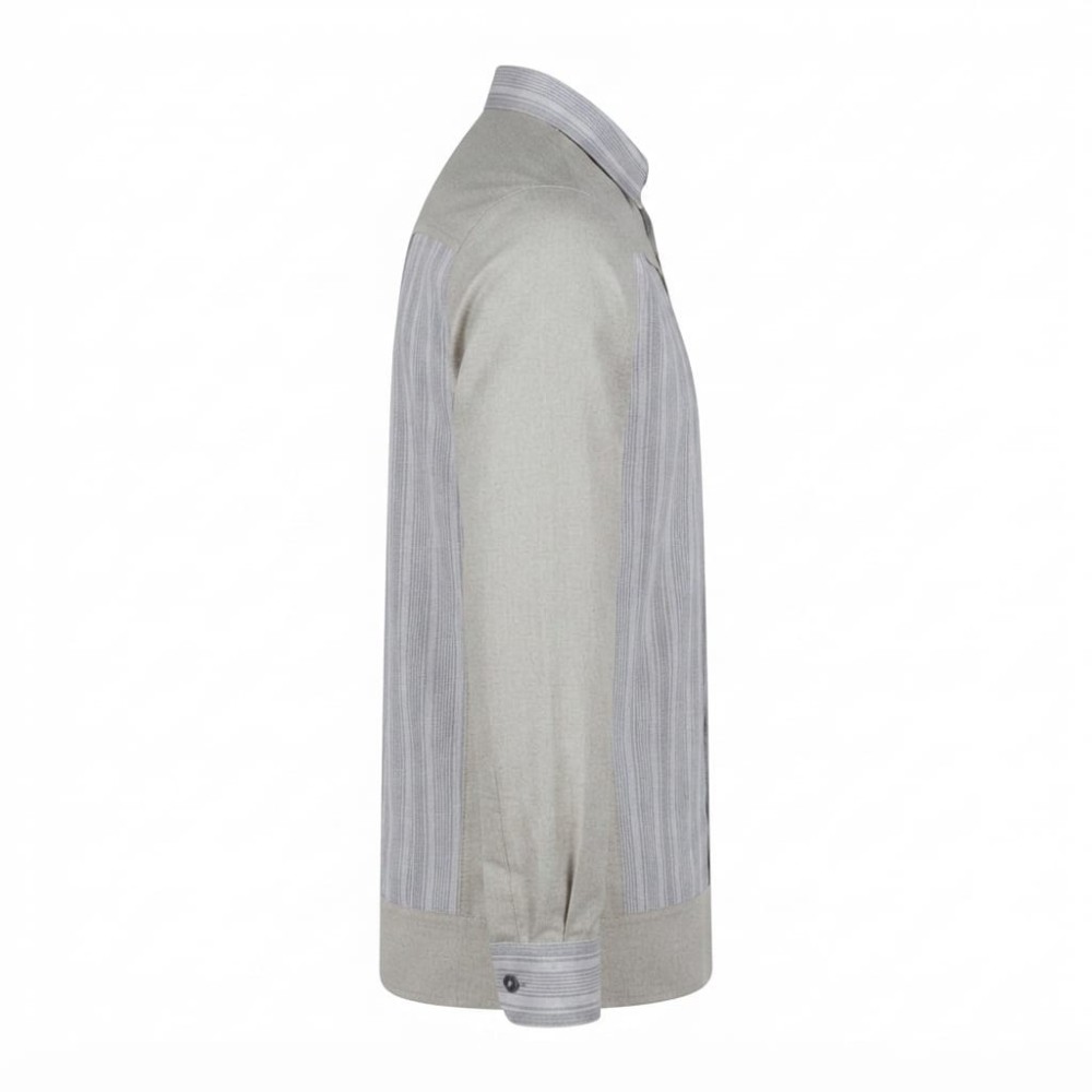 Chemise en lin à motifs ethniques pour homme | Lumeni.ci