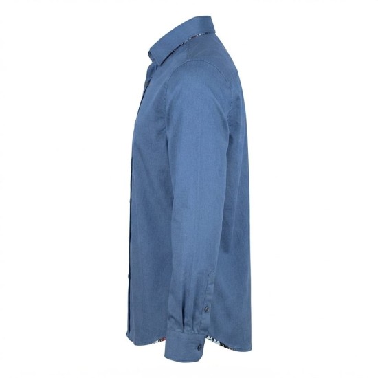 Chemise en lin à motifs ethniques pour homme | Lumeni.ci