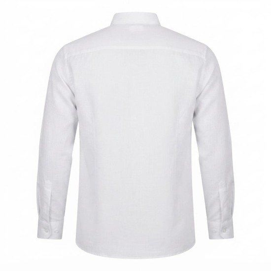 Chemise en lin à motifs ethniques pour homme | Lumeni.ci