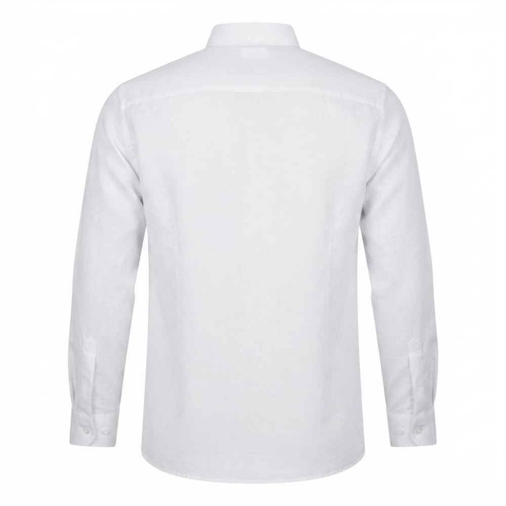 Chemise en lin à motifs ethniques pour homme | Lumeni.ci