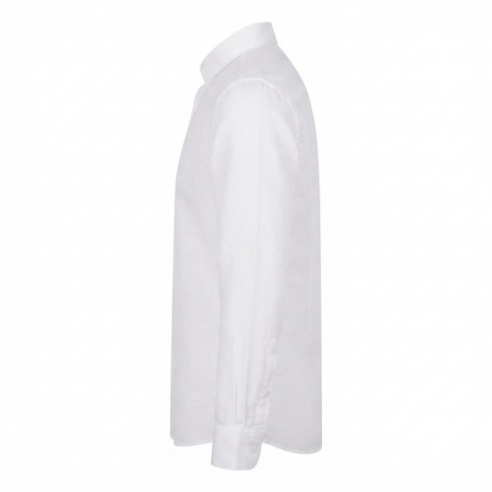 Chemise en lin à motifs ethniques pour homme | Lumeni.ci