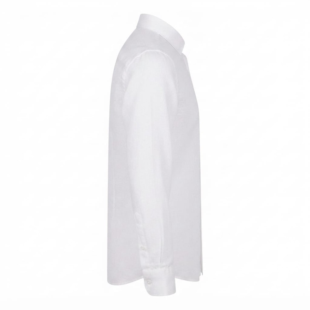 Chemise en lin à motifs ethniques pour homme | Lumeni.ci