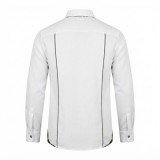 Chemise en lin à motifs ethniques pour homme | Lumeni.ci