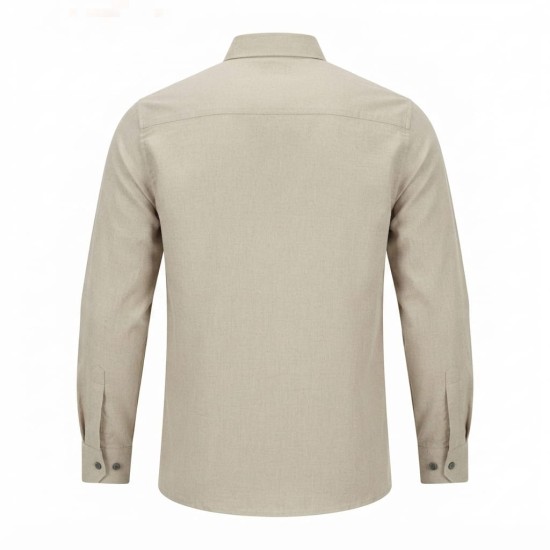 Chemise en lin à motifs ethniques pour homme | Lumeni.ci