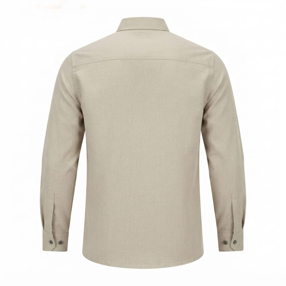 Chemise en lin à motifs ethniques pour homme | Lumeni.ci
