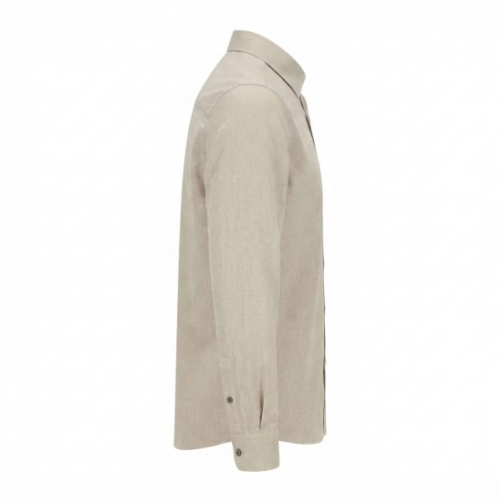 Chemise en lin à motifs ethniques pour homme | Lumeni.ci