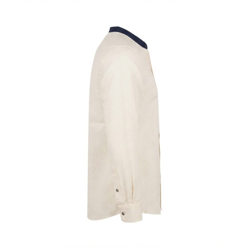 Chemise en lin à motifs ethniques pour homme | Lumeni.ci