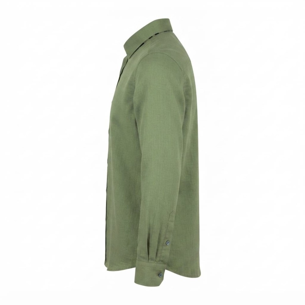 Chemise en lin à motifs ethniques pour homme | Lumeni.ci