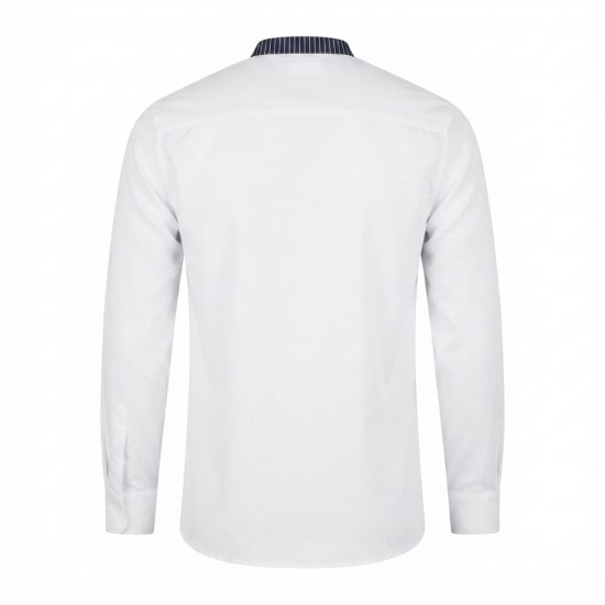 Chemise en lin à motifs ethniques pour homme | Lumeni.ci