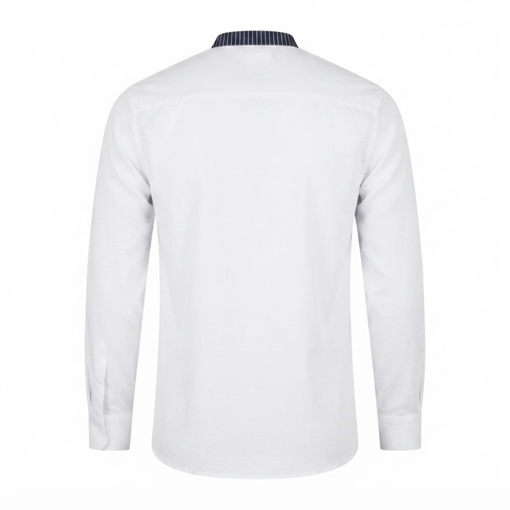 Chemise en lin à motifs ethniques pour homme | Lumeni.ci