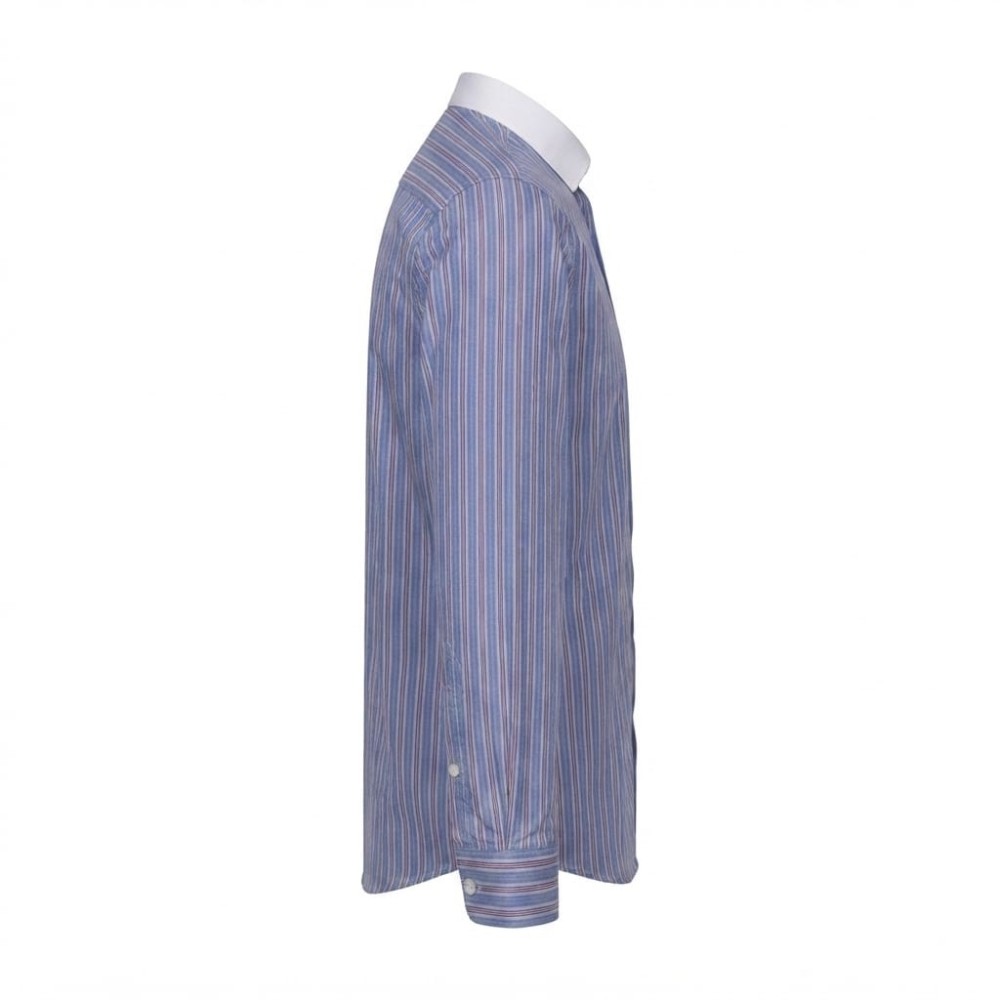 Chemise en lin à motifs ethniques pour homme | Lumeni.ci