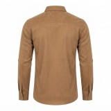 Chemise à manches longues en lin à motifs ethniques | Lumeni.ci