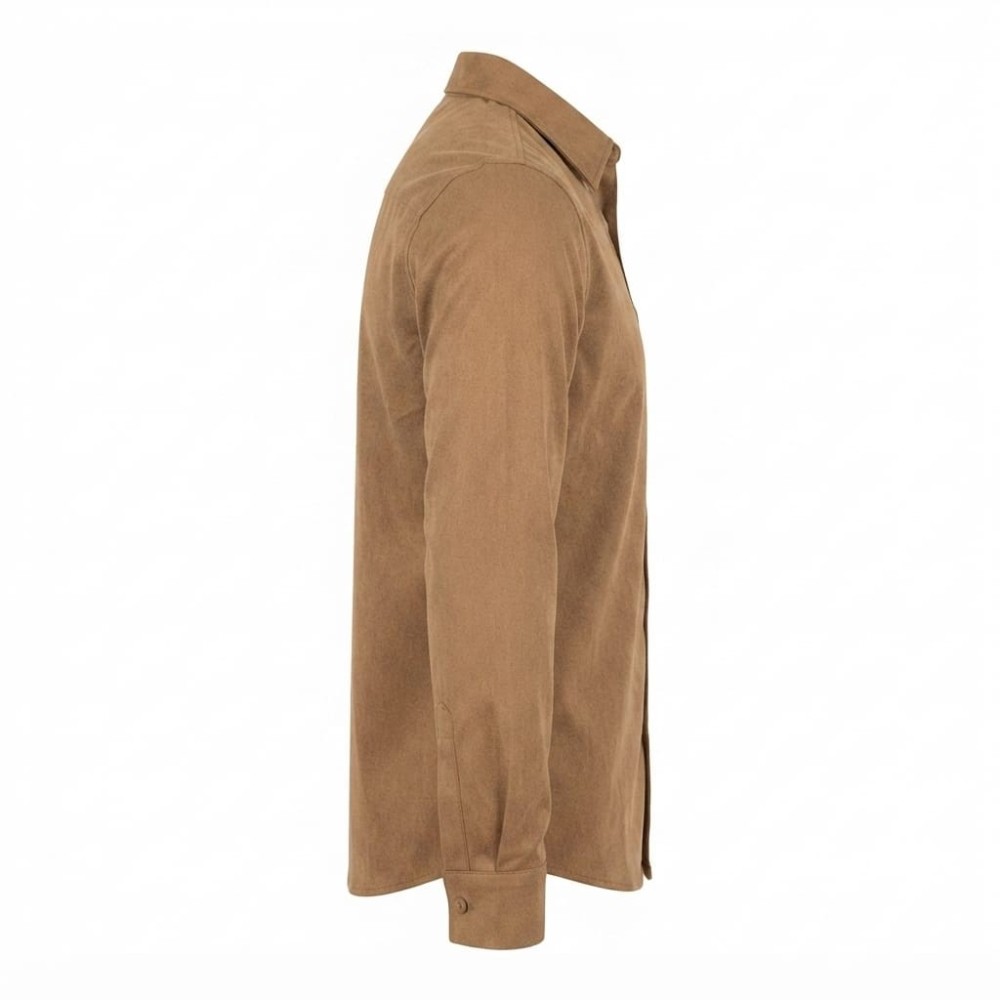 Chemise à manches longues en lin à motifs ethniques | Lumeni.ci